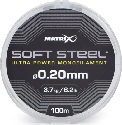 Produktbild von Matrix Soft Steel Ultra Power Monofilament 0,20mm 100m