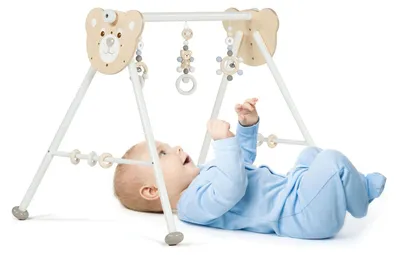 Image de goki baby Baby-Fit Bär, entraîneur de préhension et de jeu, 63 x 55 x 53 cm, réglable en hauteur sur 4 positions