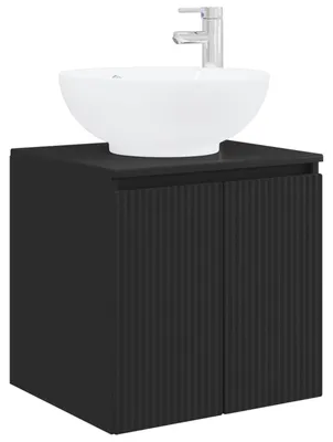 Immagine prodotto di vidaXL Lavabo da appoggio nero 49,5 x 44,5 x 65 cm
