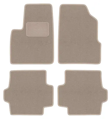 Zdjęcie produktu dla Dywaniki samochodowe welurowe LUX do: Chrysler Pacifica (2003-2008, SUV) beżowe, z mocowaniami