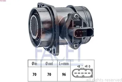 Produktbild von FACET 10.1325 Luftmassenmesser LMM für VW Golf IV Schrägheck (1J1) Luftmengenmesser