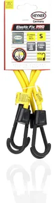 Image de HEYNER® tendeur de bagages, set de 2 tendeurs de 40cm jaune Sangles de serrage Expander avec crochets réglables & extensibles - pour voiture vélo moto meubles & transport