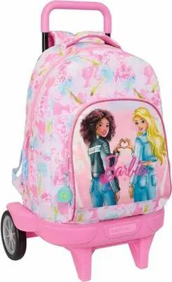 Immagine prodotto di Zaino scuola Barbie Painterly Pink Sky Blue 33 x 45 x 22 cm