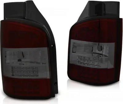 Produktbild von LED Rückleuchten passend für VW T5 Bj. 03-09 Rot/Smoke (Flügeltüren)