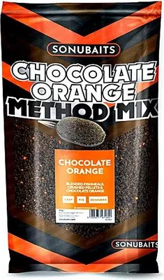 Produktbild von Sonubaits Sonu Chocolate ORANGE METHOD MIX GROUND BAIT (2KG) |S1770023