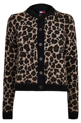 Produktbild von Tommy Jeans - Strickjacke für Damen GT20100 (38 DE) (Leopard)