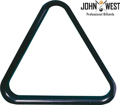 Image de John West Pool Billard Triangle / Triangle pour billes de billard 48 mm