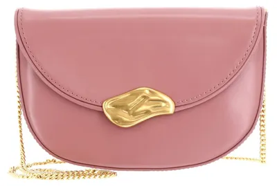 Produktbild von Ted Baker Leder Umhängetasche Ddalie Leather Statement Hardware Clutch Dusky - Pink altrosa
