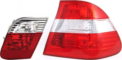 Produktbild von Heckleuchte passend für BMW 3er E46 Set innen außen 09/01-02/05 RE 63216910532 63216946536 6910532 6946536 63216910538 6910538 Johns