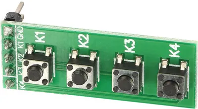 Obrázek produktu pro Univerzální 4 klávesový tlačítkový spínací modul klávesnice