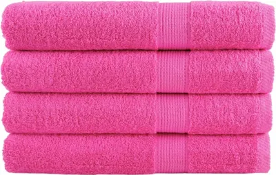 Produktbild von Premium-Saunatücher SOLUND 4 Stk. Rosa 80x200 cm 600 g/m²