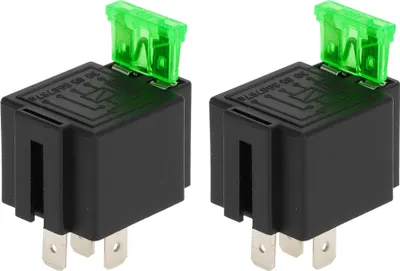Produktbild von 5 Pins 12V 30A Auto Relais Mehrzweck Wasserdichtes Auto Relais Schwarz 2 Stück