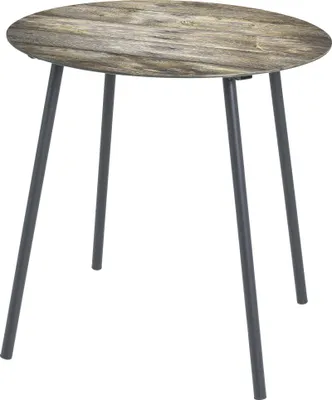 Produktbild von HAKU Beistelltisch Motiv, schwarz - Metall, Sicherheitsglas 5 mm, B/H/T: 40x41x40 cm