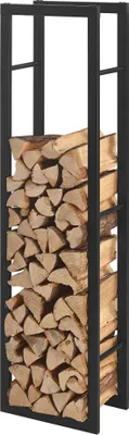 Produktbild von Kaminholzregal Brennholzregal Feuerholzregal Kaminholzhalter 40x150x25cm [en.casa]