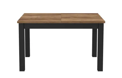 A studio shot of a dining table.