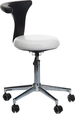 Imagen del producto de Silla médica con reposabrazos, modelo BD-Y915, color blanco
