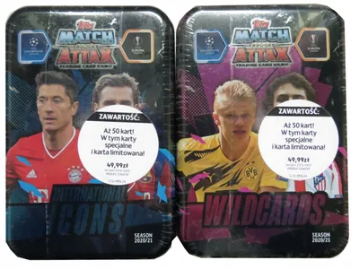 Image de Topps Football Cards: Champions League 2020/21 – 2 Tins, Brand New