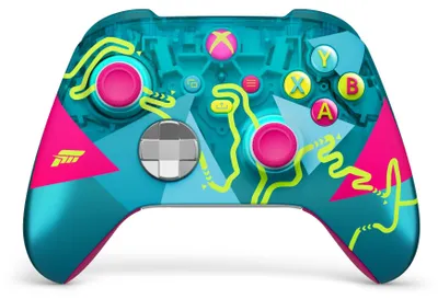 Zdjęcie produktu dla Microsoft Forza Horizon 6 Limited Edition Xbox Controller, Gamepad, Android, PC, Xbox One, Xbox Series S, Xbox Series X, iOS, D-pad, Przycisk udostępniania, Bezprzewodowy, Bluetooth, Wielobarwny