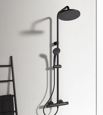 Produktbild von Ideal Standard Duschsystem Ceratherm T25 Aufputz A7545XG Schwarz