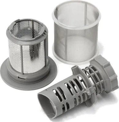 Produktbild von Trade-Shop Feinsieb- / Schmutzsieb- / Filter-Set kompatibel mit Bosch Neff Siemens Gorenje Constructa Gaggenau ATAG Spülmaschine Geschirrspüler
