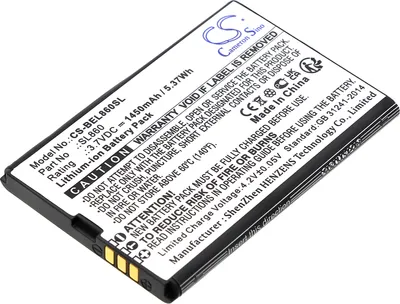 Immagine prodotto di TECHTEK Batteria compatibile con [Bea-fon] SL860 Touch, SL860_EU001B sostituisce SL860