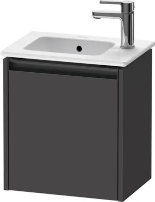 Image de Duravit Ketho.2 bâti-support pour lavabo suspendu, 1 porte, charnière à gauche, 410x440x292mm, K25060L49490000