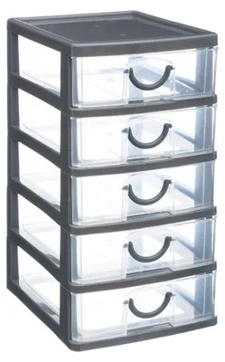 Produktbild von 5five Simply Smart Bin Organizer 5 Schubladen für Kleinteile