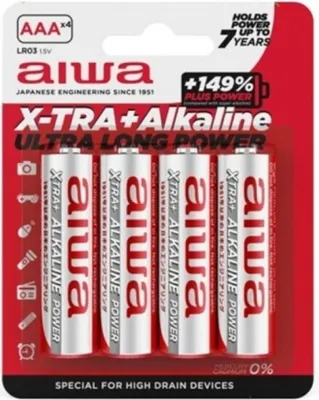 Obrázok produktu pre Alkalické Batérie Aaa, Lr03, Sada 4 Ks