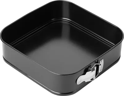 Produktbild von Kuchenform 26 x 26 cm Antihaftbeschichtung  Backform Quadratisch Kohlenstoffstahl  Auflaufform Eckig  zum Backen von Kuche Umweltfreundlich Robust