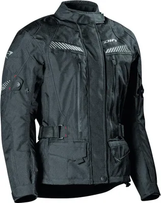 Produktbild von DIFI Compass Aerotex Solid wasserdichte Damen Motorrad Textiljacke, schwarz, 38