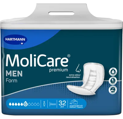 Image de Hartmann MoliCare® Premium Form MEN Modèle, 6 gouttes - 32 pièces