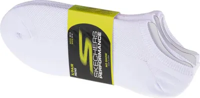 Zdjęcie produktu dla Skechers 3pk No Show Stretch Socks S101715-WHT