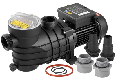 Immagine prodotto di Pompa per piscina VEVOR 250 W, pompa filtro 11.700 L/H max. Portata, pompa per piscina monostadio, 2850 giri/min, 8 m max. Prevalenza, con cestello filtro e coperchio, per piscine fuori terra, piscine e spa