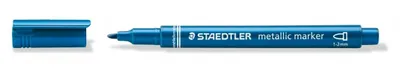 Produktbild von STAEDTLER Permanent Marker Blau 1-2mm Rundspitze