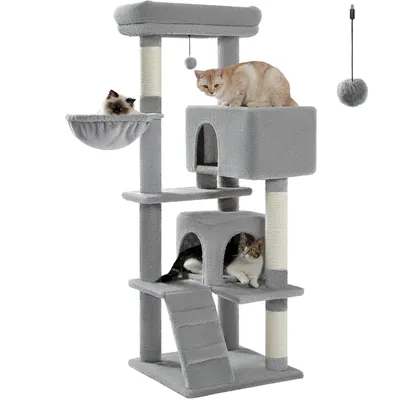 Produktbild von PAWZ Road Katzenbaum mit 2 Condos, Kratzbaum Groß 143cm