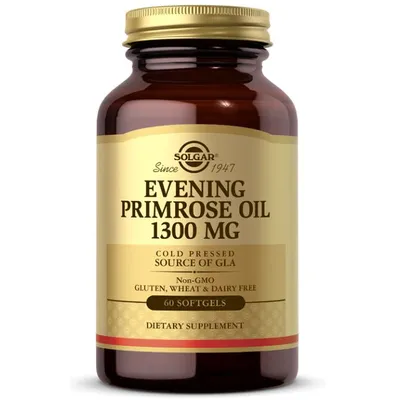 Produktbild von Nachtkerzenöl 1300 mg 60 Weichkapseln Solgar