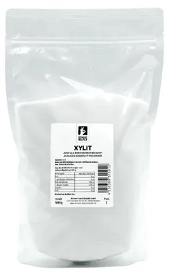 Produktbild von Xylit Birkenzucker, natürlicher Zuckerersatz & Süßungsmittel, 1:1 verwenden wie Kristallzucker, 1kg