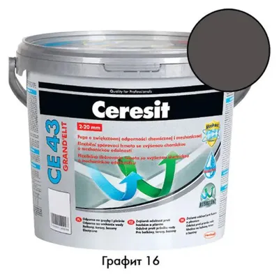 Zdjęcie produktu dla Szpachla Fugowa Ceresit Ce 43 Grafit, 16
