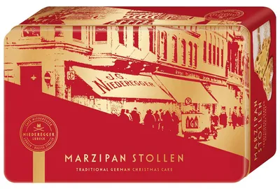 Produktbild von Niederegger Marzipan Stollen in Geschenkdose 500g