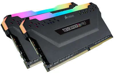 Produktbild von Corsair Vengeance RGB Pro CMW32GX4M2A2666C16, 32 GB, 2 x 16 GB, DDR4, 2666 MHz, 288-pin DIMM