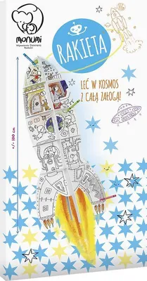 Produktbild von Collage-Malbuch 3D XXL MONUMI Rocket