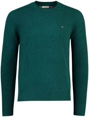 Zdjęcie produktu dla Tommy Hilfiger 8720637339411, Dorosły, Męski, Pulower, Zielony, Wycięcie pod szyją, Długi rękaw
