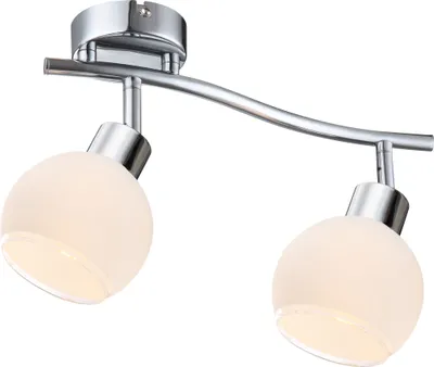 Image de Spot Globo Siony chromé, 2 ampoules LED GU10 ; 56963-2