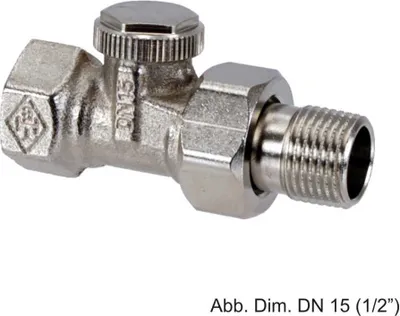 Produktbild von HEIMEIER Verschraubung Regutec Durchgangsform, DN 10, Rotguss vern.