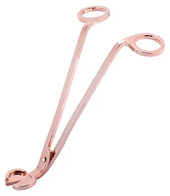 Image de 1 pièce Outil de coupe pour mèche de bougie en acier inoxydable plaqué (or rose)