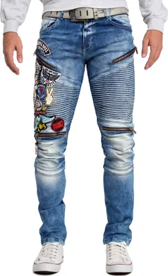 Produktbild von Cipo & Baxx Herren Jeans BA-CD490 Blau, W34/L34