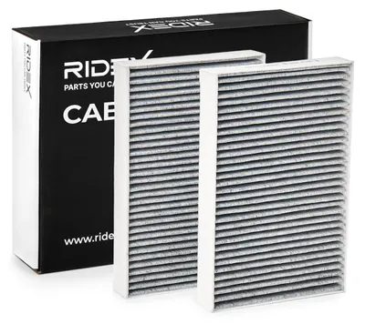 Produktbild von RIDEX 424I0290 Aktivkohle Innenraumfilter Pollenfilter für SKODA Kodiaq (NS7) passend für MERCEDES-BENZ S-Klasse Limousine (W221) CLS (C219)