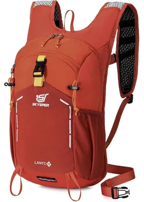 Productafbeelding van Wandelrugzak, heren, dagrugzak, trekkingrugzak, 15 liter, oranje