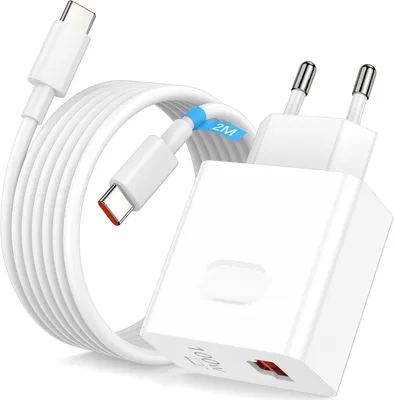 Produktbild von Schnellladegerät für Huawei Mate 60/50/40,P60/50/40,nova 12/11/10/9 Pro, 2-Port 100W Schnelllade Ladegerät, mit 6A USB C Kabel 2M