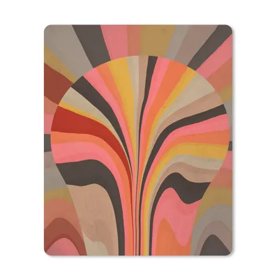 Produktbild von MuchoWow® Mauspad Mousepad Abstrakt -Kunst -Formen 19x23 cm - Mousepads - Maus Mat - Pad - Mausunterlage - Mauspads - Spielen